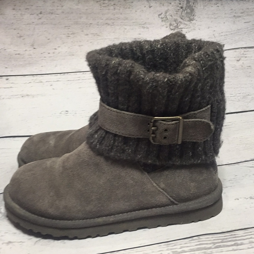 Authentic UGG Gray Sweater Booties